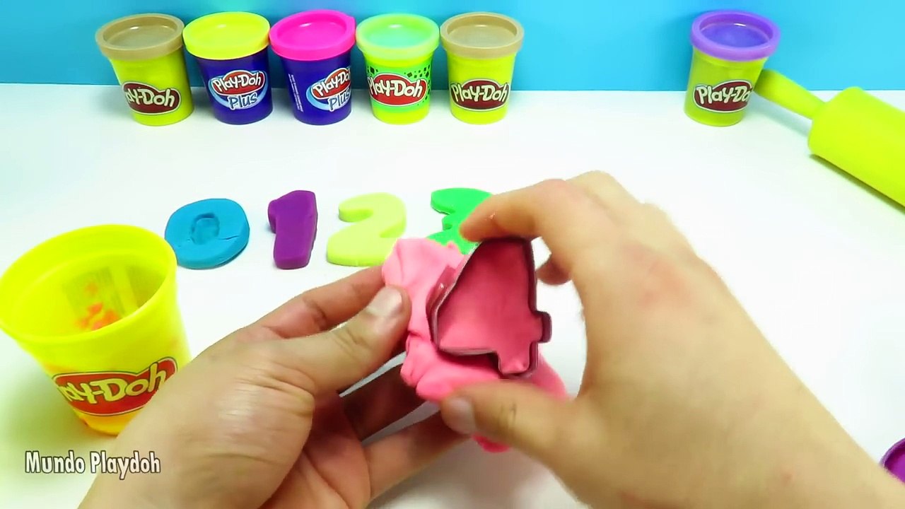 Letras Y Números De Plastilina - Play Doh Numbers & Letters - Aprender Los Numeros