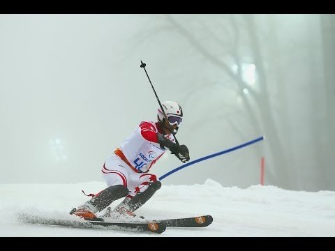 Gakuta Koike (1st run) | Men's super combined standing | Alpine skiing | Sochi 2014 Paralympics