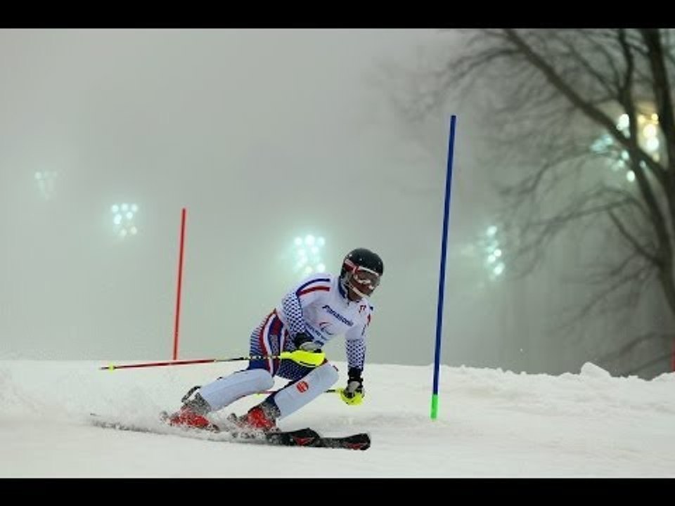 Valerii Redkozubov (1st run) | Men's super combined visually impaired | Alpine skiing | Sochi 2014