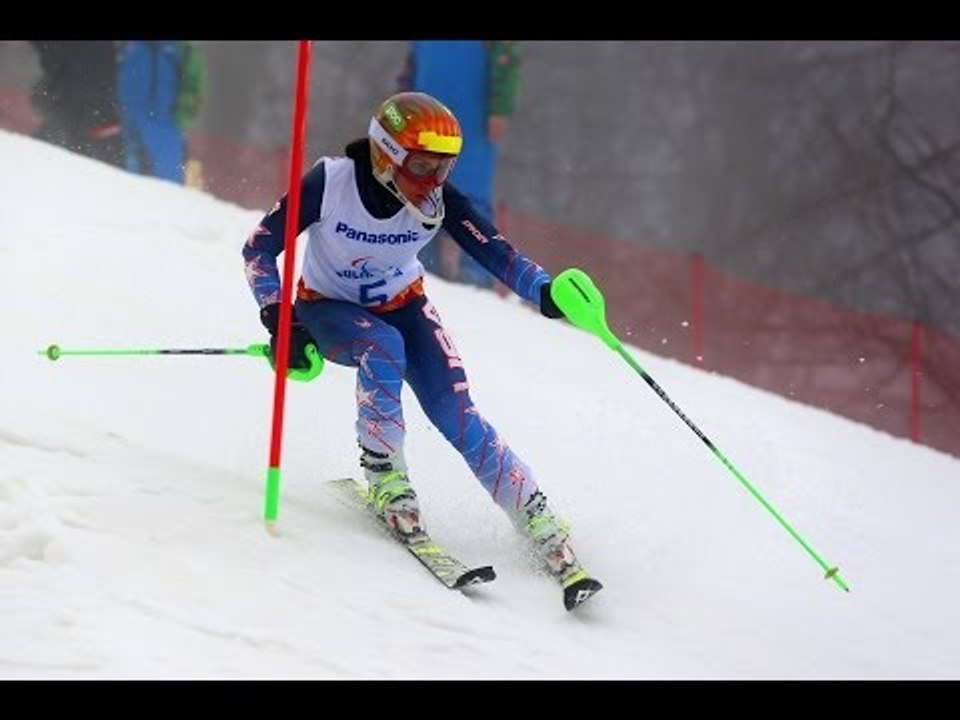 Danelle Umstead (1st run) | Women's super combined visually impaired | Alpine skiing | Sochi 2014