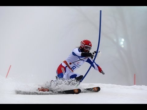 Marie Bochet (1st run) | Women's super combined standing | Alpine skiing | Sochi 2014 Paralympics