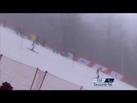 Henrieta Farkasova (1st run) | Women's super combined visually impaired | Alpine skiing | Sochi 2014