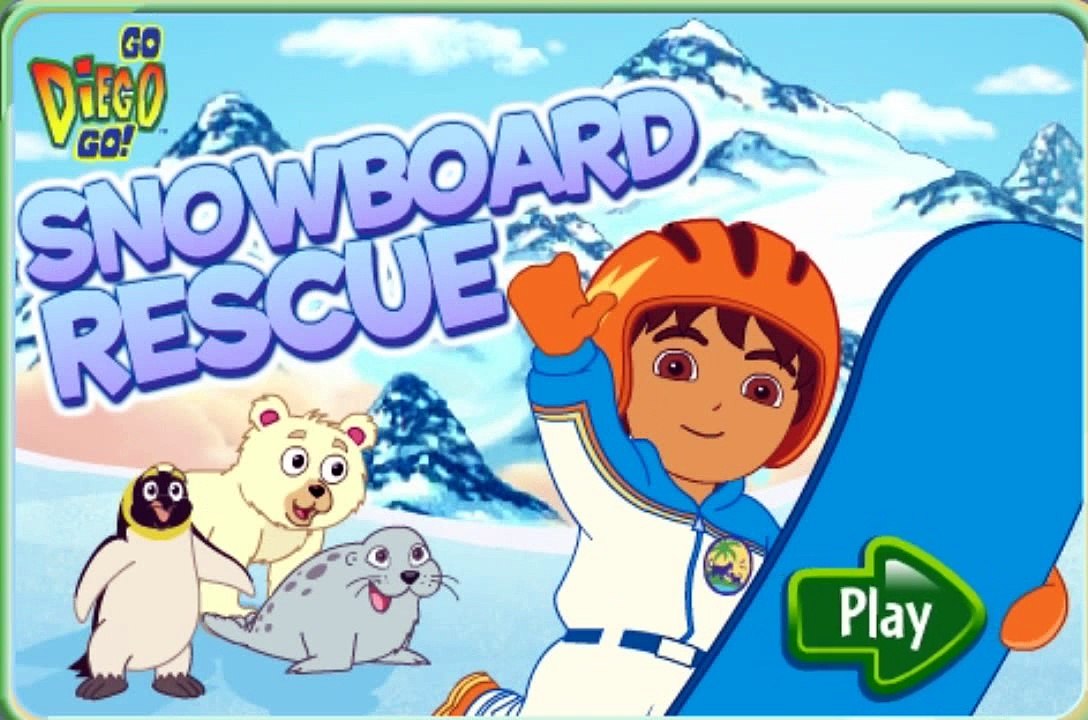 Go Diego Go! - Diegos Snowboard Rescue 3D! - New Full Game English - Dora Friend The Expl