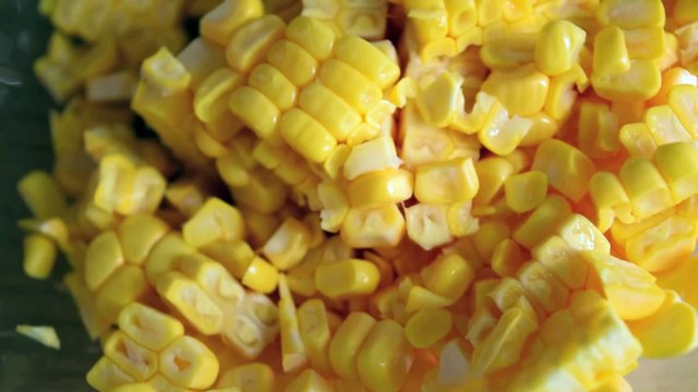 Make corn cakes fried snacks