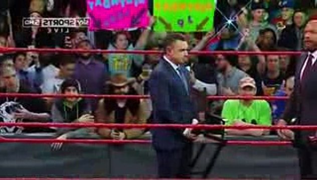 Triple H Returns _ laid down his WrestleMania terms for Seth Rollins - WWE Raw 20 March 2017