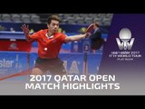 2017 Qatar Open Highlights: Liang Jingkun vs Ho Kwan Kit (Qual)