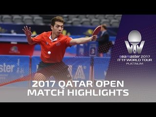 2017 Qatar Open Highlights: Liang Jingkun vs Ho Kwan Kit (Qual)