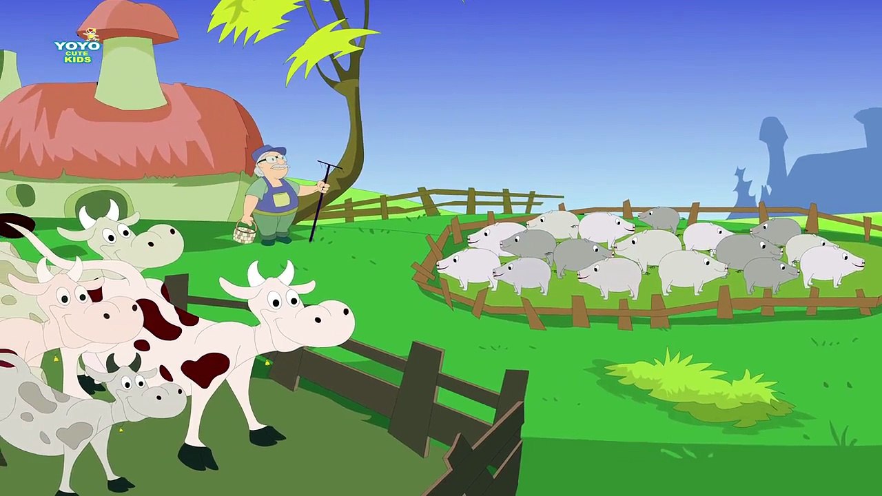 Old MacDonald Had a Farm Nursery Rhyme with Lyrics - Popular Nursery Rhymes & Songs for Ch
