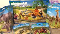 Playmobil City Zoo Toy Wild Animals Bui