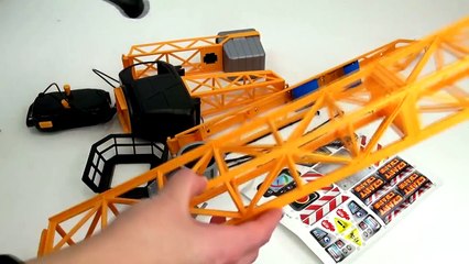 Kran Spielzeug Dickie Riesenkran 203462411 Giant Crane Aufbau & Demo | deutsch