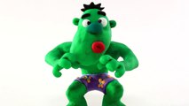 Hulk Hamburger Battle! Play Doh Food Fight Superheroes in Real Life Animations-kfTqaRSJtRw
