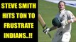 India vs Australia: Steve Smith hits career's 19th ton in Ranchi | Oneindia News