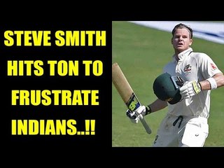 India vs Australia: Steve Smith hits career's 19th ton in Ranchi | Oneindia News