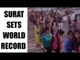 Surat sets world record in sweeping exercise, over 2000 people participated - Oneindia News