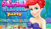 Disney Princesses Elsa, Ariel, Rapunzel & Barbie Undersea Party ( Games For Girls )
