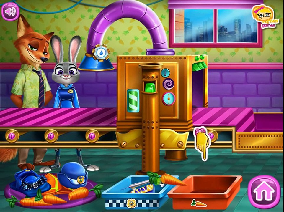 И катастрофа для игра Джуди Дети Полиция Зоотопия wilde