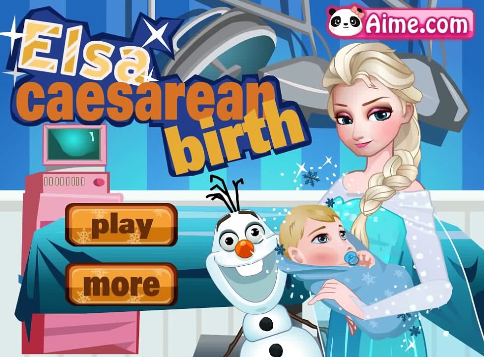 Pregnant Princess Elsa & Twilight Sparkle Give Birth Caesarean Baby Games HD