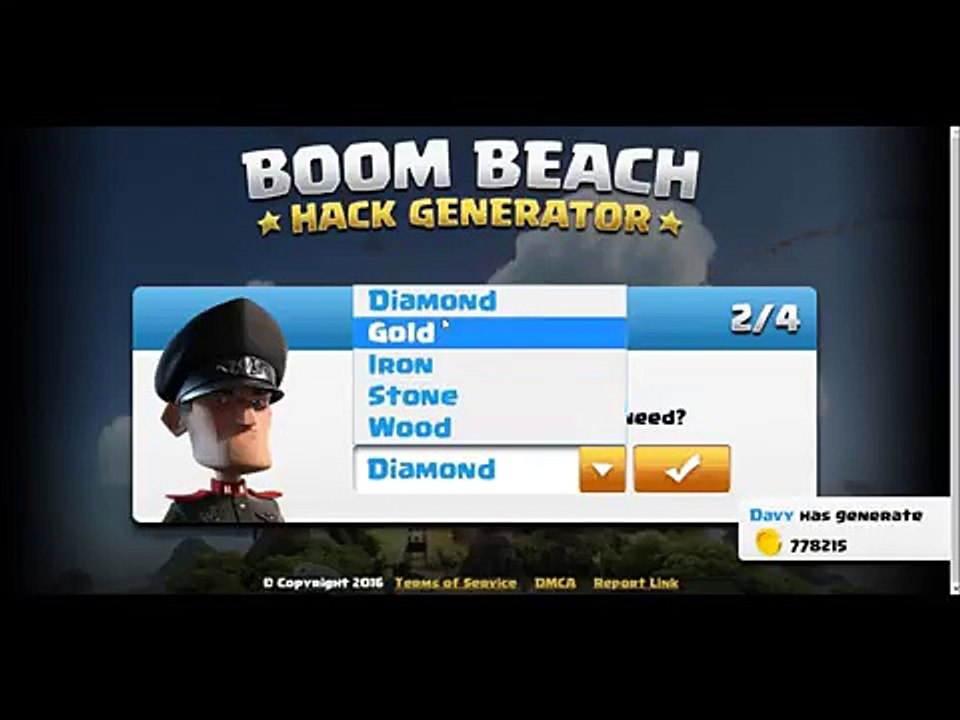 Boom Beach Hack Free Diamonds and Gold 2017
