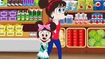 ᴴᴰ Mickey Mouse & Minnie Mouse Love Story! Minnie Mommy & Kids at The SUPERMARKET buy Surp