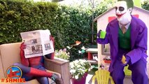 Spiderman Congelado Elsa Bebé Masha vs Joker w/ Jazmín Anna Superhéroe en la vida real