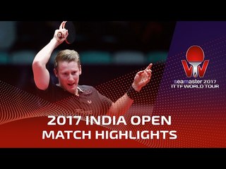 2017 India Open Highlights: Paul Drinkhall vs Ruwen Filus (R16)