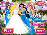 Disney Princess Bridesmaids - Princess Aurora Ariel Belle and Jasmine Wedding Dress Up