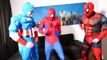 The Whole Story: Civil War Captain America vs Ironman Spiderman fun in real life superhero