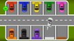 Учим цвета с парковкой автомобилей автомобили игрушки | цвета для детей | учебное видео для детей