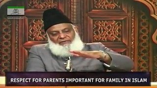How important is respect of Parents for family