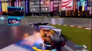 Cars 2 Game - London Race Carbon Fiber Lightning Mcqueen - Ginza Sprint - Disney Car Games