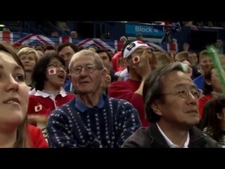 Japanese fans show their colours