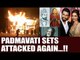 Padmavati sets attacked, set on fire by unidentified goons in Mumbai | Oneindia News