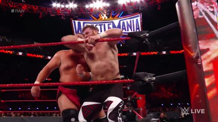 Sami Zayn vs. Samoa Joe- Raw, March 20, 2017