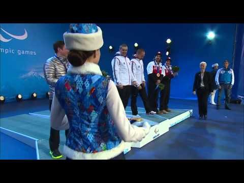 Men's super-G visually impaired Victory Ceremony | Alpine Skiing |Sochi 2014 Paralympic