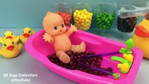 Playfoam Balls Smiley Face Surprise Toys and Baby Doll Bath in Candy Fun Pretend Play with Toy Du