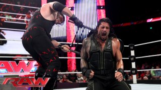 Roman Reigns vs Kane - Last Man Standing Match Full Match