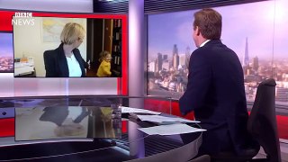Woman interrupted during BBC interview