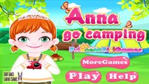 Baby Frozen games, Family Princess Anna, Baby Anna Go Camping