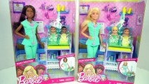 Barbie Cuida a la Paciente Katie - Hospital de Barbie Doctora y Enfermera - Juguetes de Ba