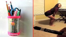 Woman Flips Pen Into A Can With Bottom and Starts An Internet Challenge