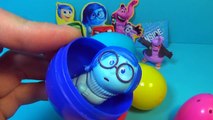 Play Doh surprise eggs! Unboxing eggs surprise Disney INSIDE OUT Mickey Mouse LION KING My