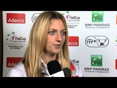 2014 Fed Cup Final | Official Fed Cup Petra Kvitova Draw Interview