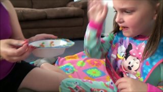Gross Baby Annabelle Spits Up Food On Victoria 'Toy Freak Style' Rex Dinosaur