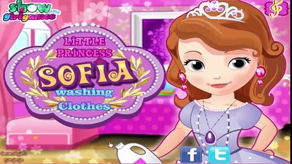Принцесса София стирает белье.Мультики игры для детей