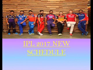 IPL SCHEDULE NEW 2017 - Full IPL 10 Schedule 2017 -