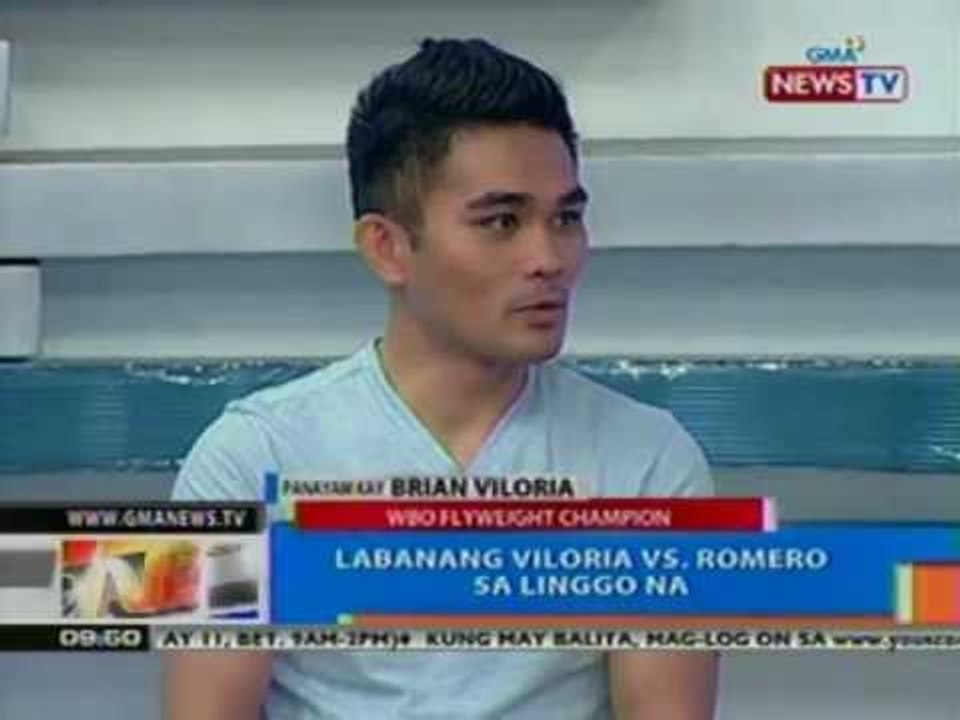 NTG: Panayam ng News to Go kay WBO Flyweight champion Brian Viloria (051012)