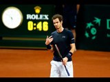 Andy Murray levels the score 1-1 in the Davis Cup Final