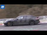 Porsche Panamera 2016 spy video Nurburgring