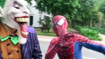 Giant Spiderman Vs Giant Venom! Venom Destroy City! Giant Superheroes Joker Children Actio