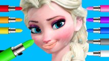 Learn Colors with Frozen Elsa Colours for Kids Children Toddlers Baby Play Videos